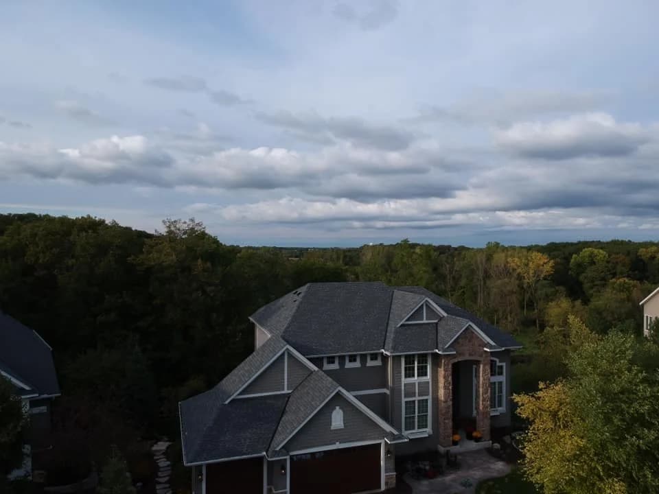 Roofing installation project